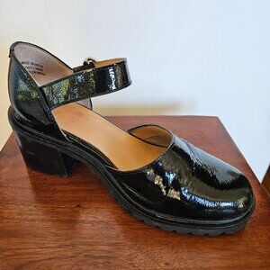Seychelles Black Patent Leather Mary Janes, Sz 6.5, Excellent Used Condition!